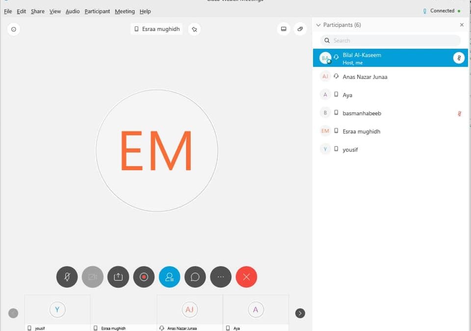 A virtual discussion session for graduate students in the parallel treatment subject