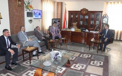 University Rector in sabaa Abkar Complex in an Inspection Visit