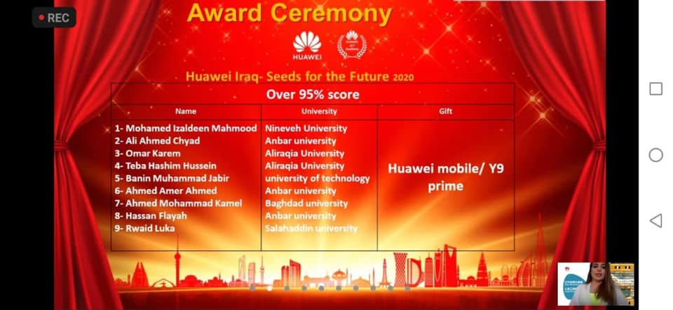 Al-Iraqia University Participates in (Huawei Future Seeds) Competition