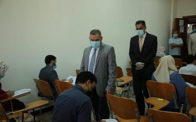 Rector of The University Inspects Conduct of Competitive Exams in All Faculties