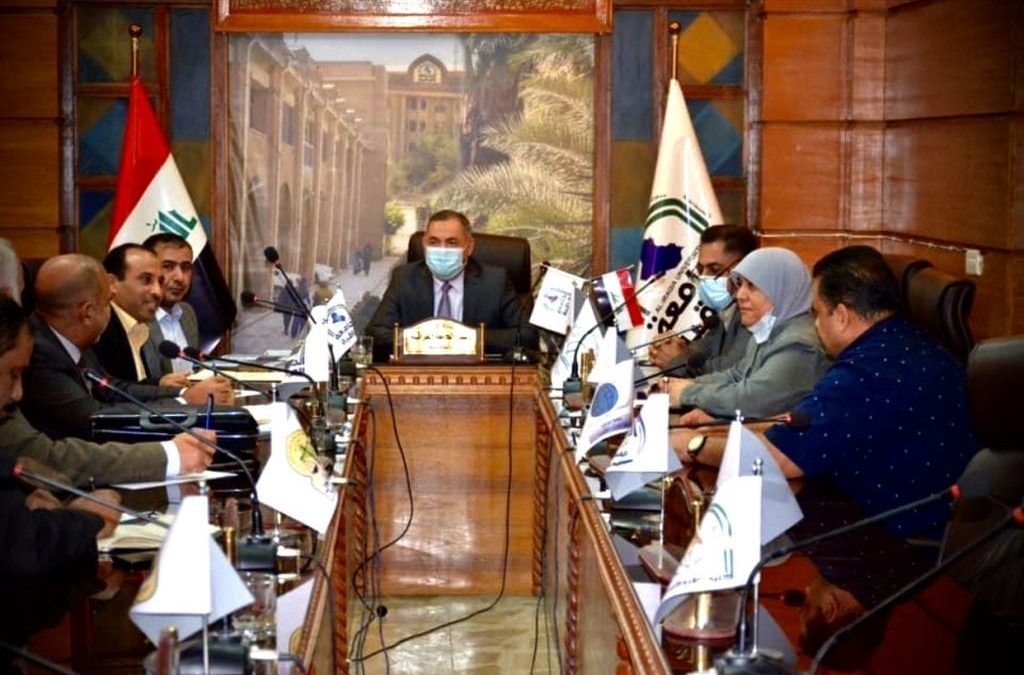 University Rector Meets Members of Editorial Board of (Al-Mabdaa) Magazine