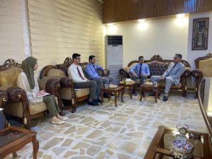 Prof. Dr. Khamis Awad Zidan, Meets Representatives of (Stirling Schools Foundation), Affiliated with Ishik Schools in Baghdad