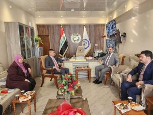 Prof. Dr. Hassan Al-Tamimi Inspects College of Administration and Economics